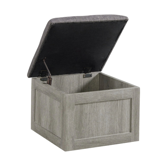 Uster Coffee Table W/Four storage Stools Grey