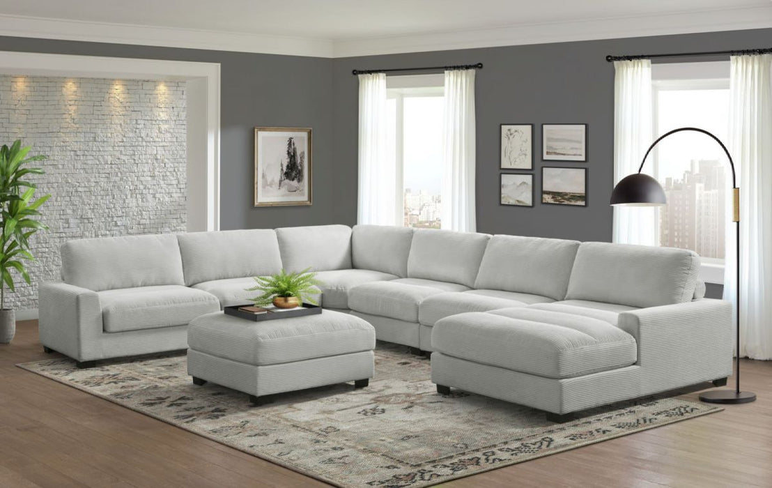 6 PC Sectional With LHF Chaise