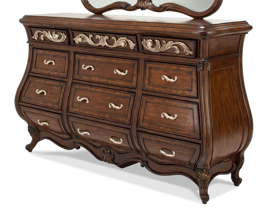 Aico Platine de Royale Dresser in Light Espresso