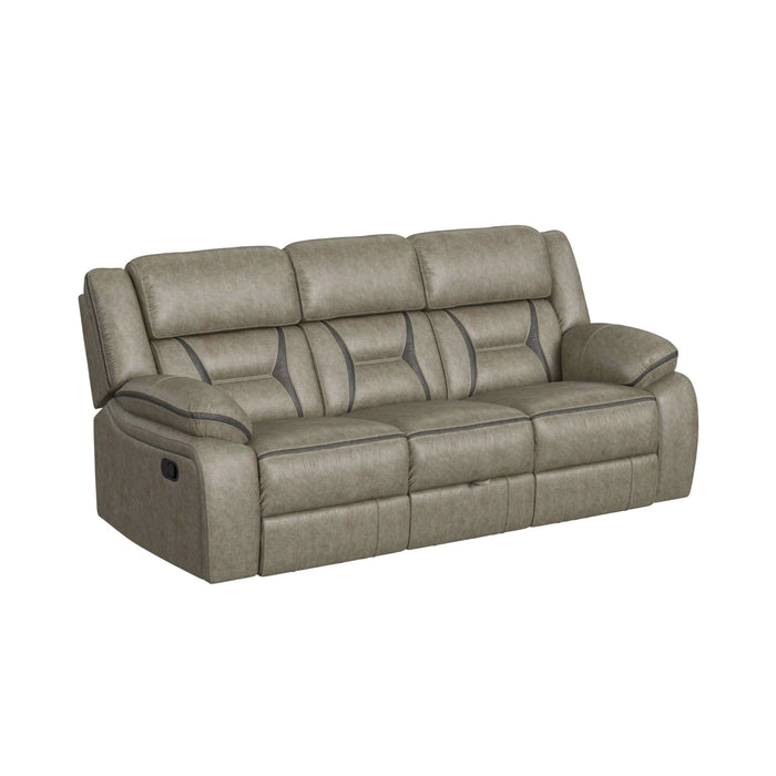 Engage 2PC Living Room Set in Corral Grey-Sofa & Loveseat