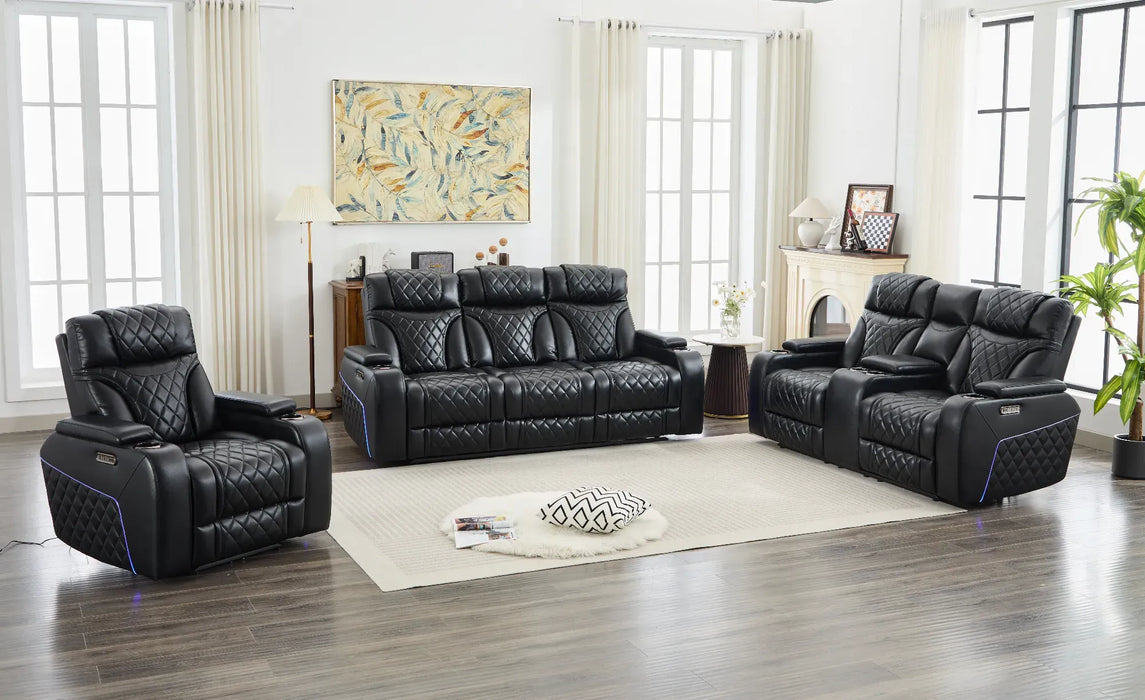 POWER RECLINING SOFA&LOVESEAT