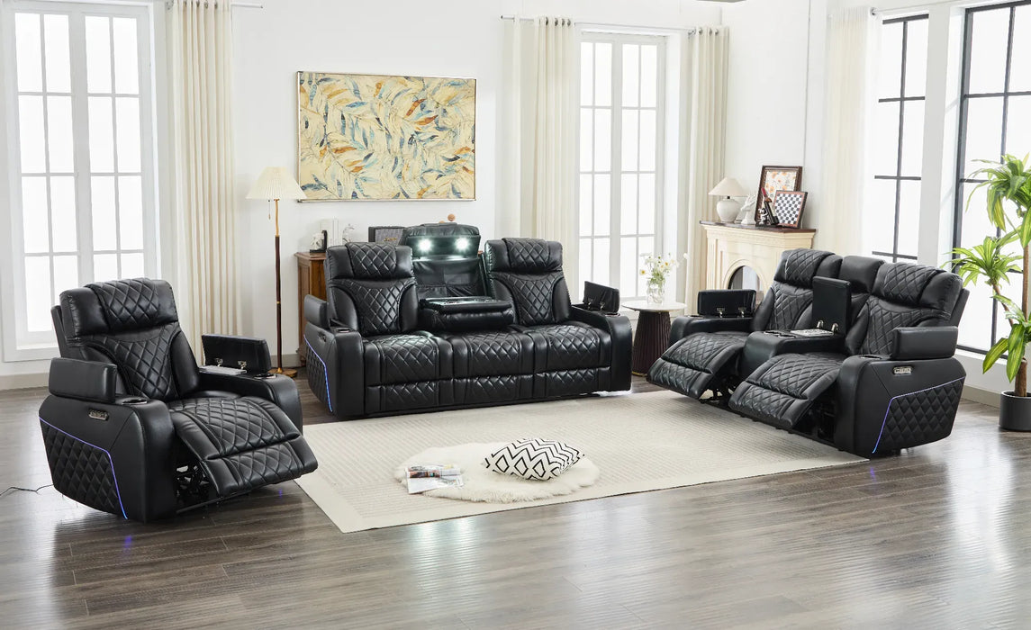 POWER RECLINING SOFA&LOVESEAT