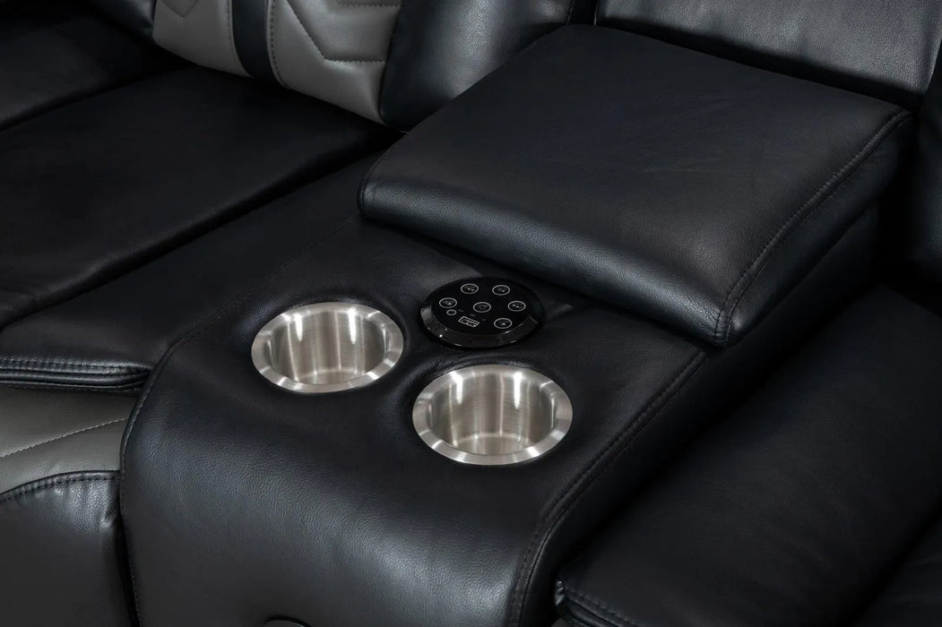 Power Reclining – Sofa, Loveseat  with Bluetooth Speakers & RGB LED