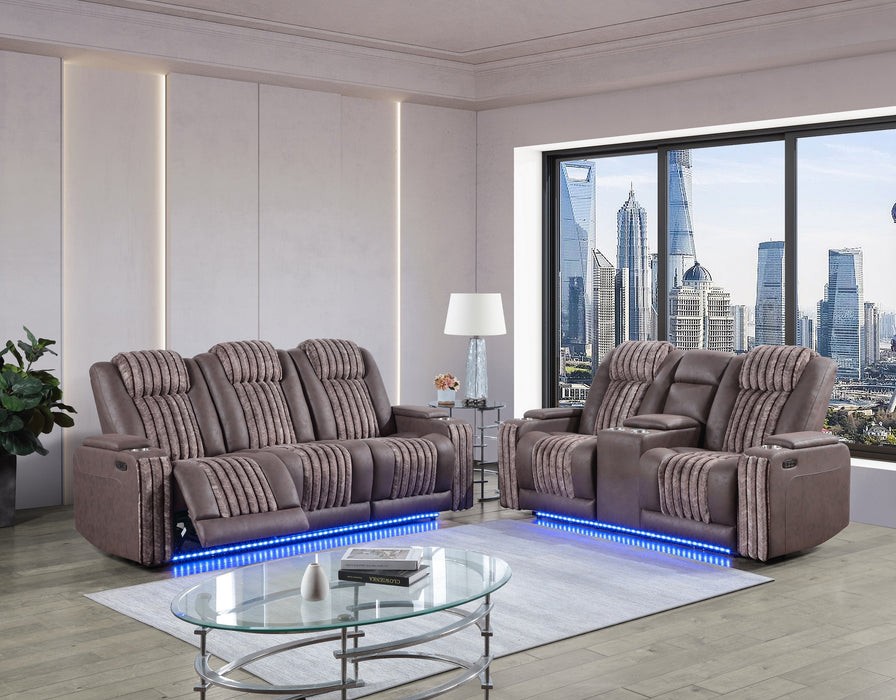POWER RECLINING SOFA & LOVESEAT