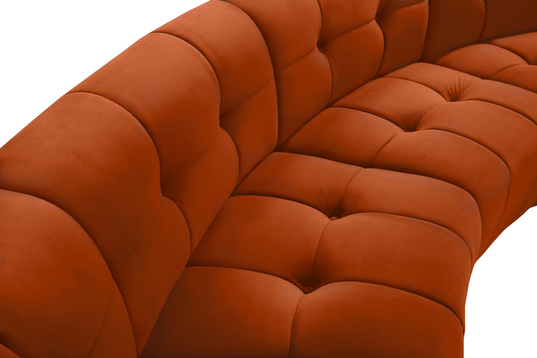 Limitless Cognac Velvet 12pc. Modular Sectional