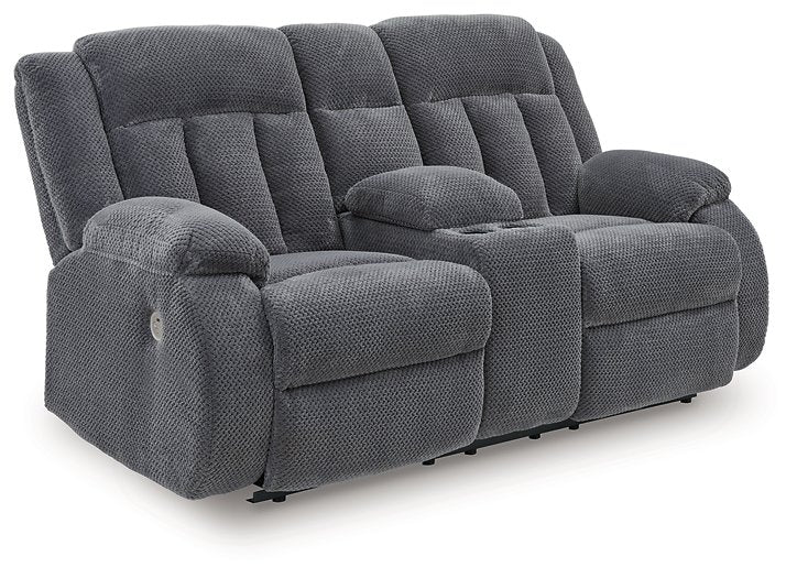 Observation Power Reclining Loveseat with Console