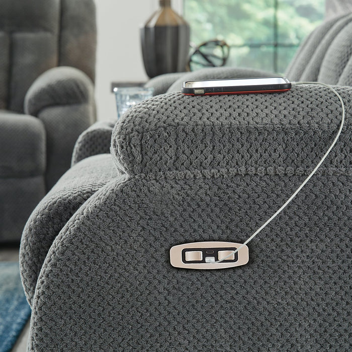 Observation Power Reclining Sofa with Drop Down Table