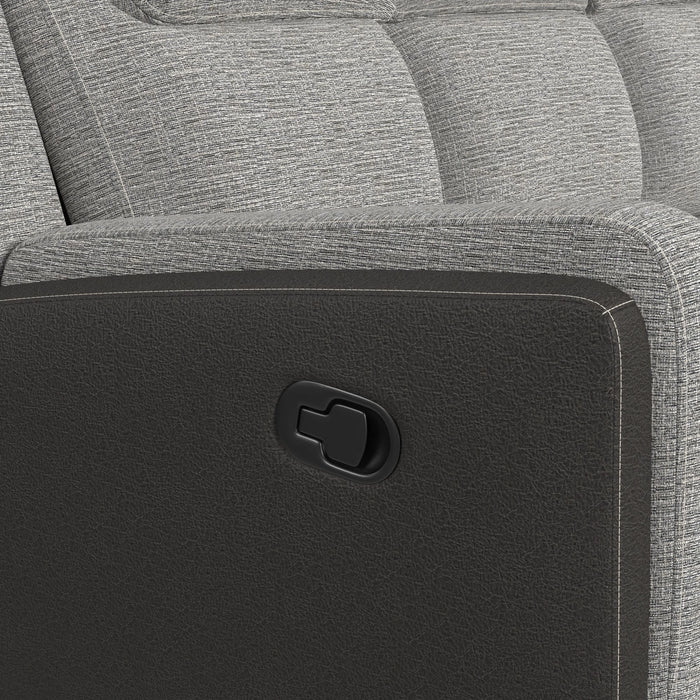 Hornet Motion Sofa in Rancho Grey