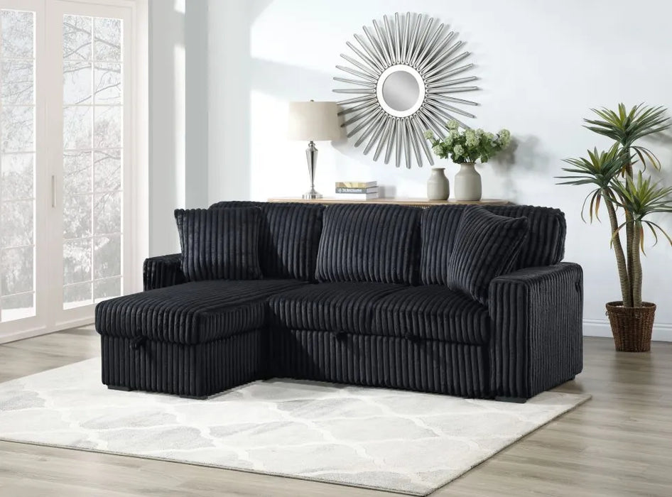 CORDUROY SLEEPER SECTIONAL