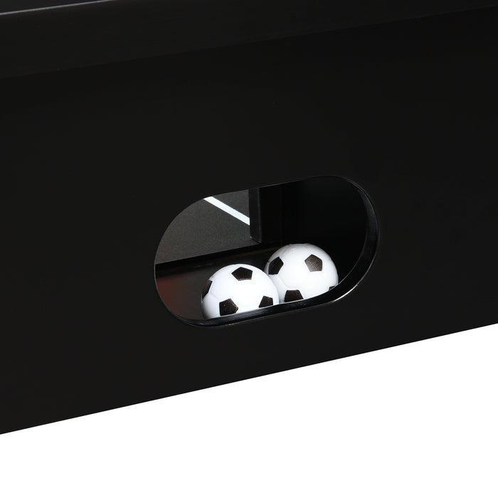 Giga Foosball Table (SSG-110601) Black Foosball Table