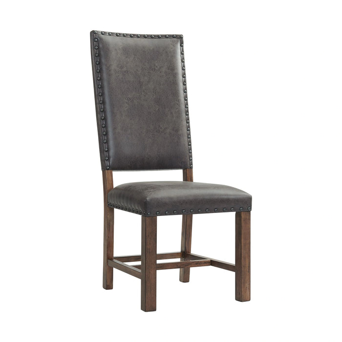 Gramercy 7PC Dining Set-Table and Six Tall Back Chairs