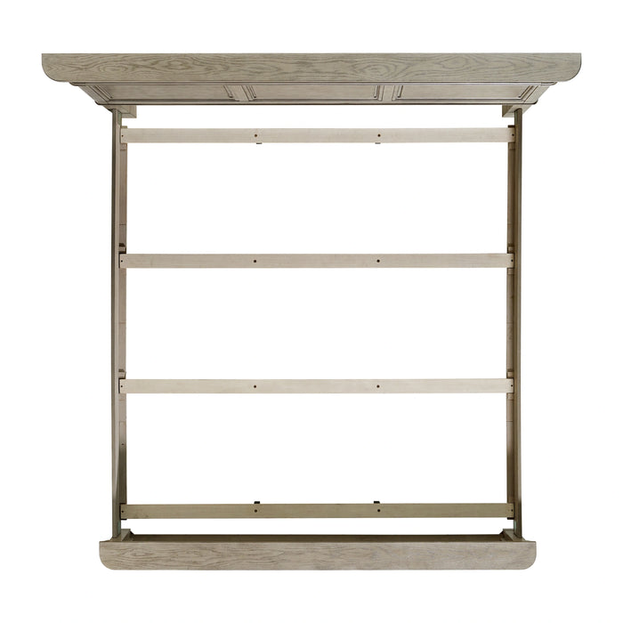 Whit-Ash Panel Bed in Light Grey