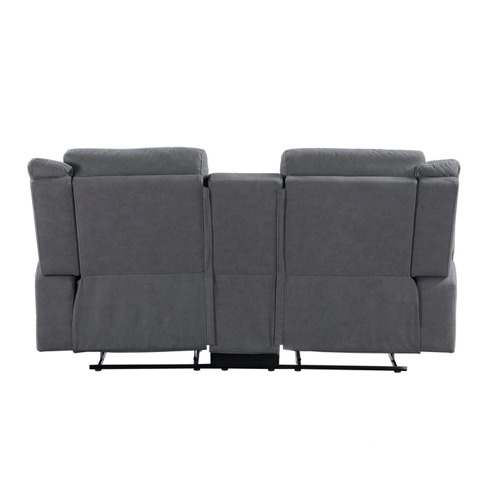 Dean Double Reclining Love Seat With Center Console
