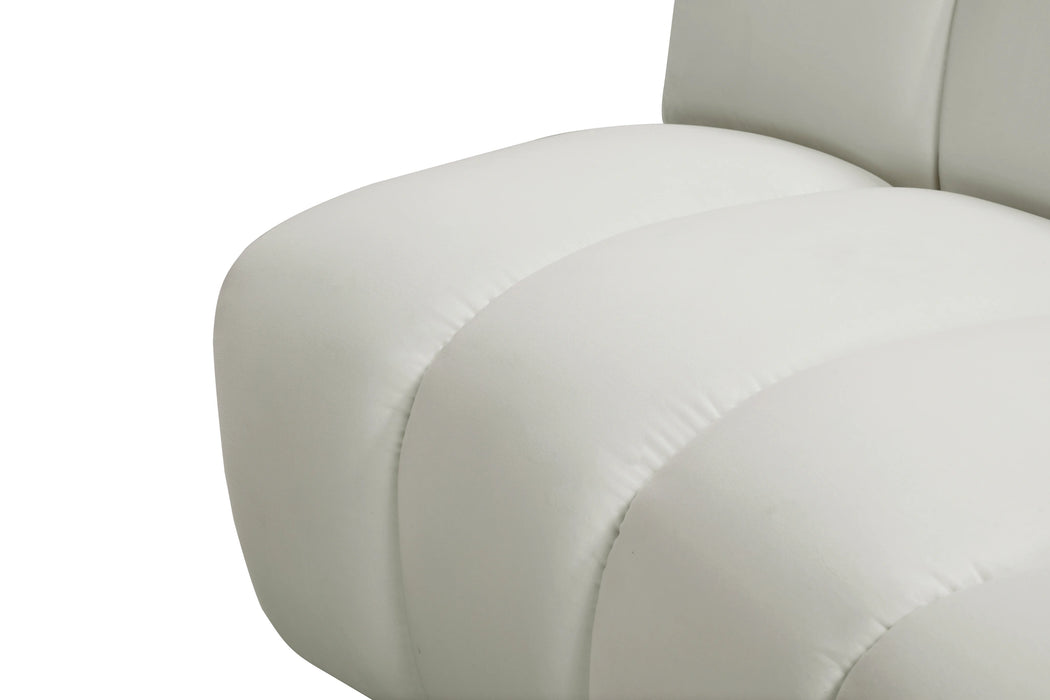 Infinity Cream Velvet 10pc. Modular Sectional