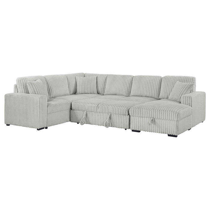 Devonshire Pull-Out Sleeper Sectional Sofa