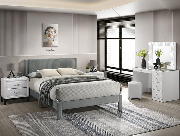 Lucia T Hb/Fb Side Rails Light Grey