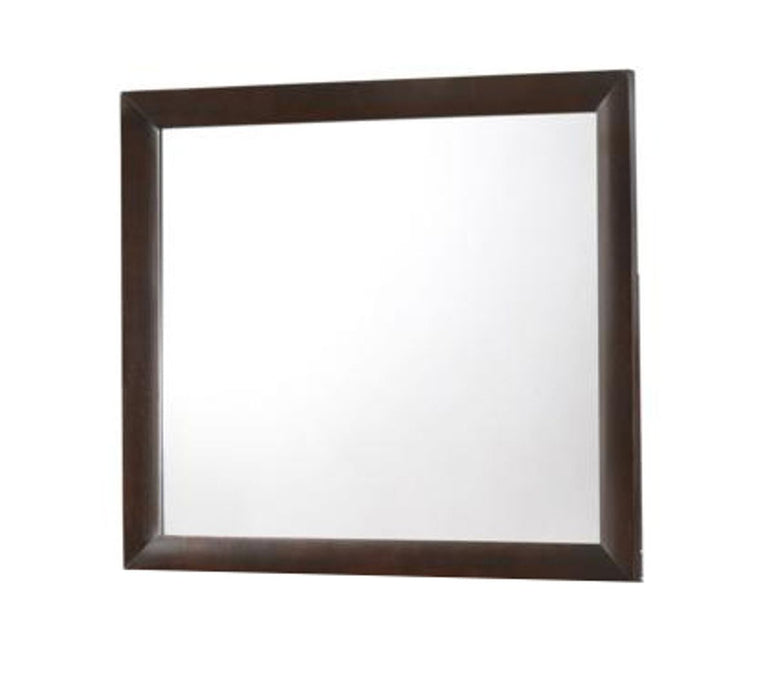 Crown Mark Emily Mirror in Dark Cherry image