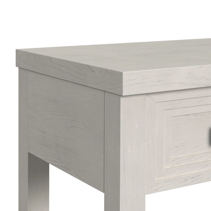 Avalanche 3PC Occasional Table Set in Antique White-Coffee Table, End Table & Sofa Table