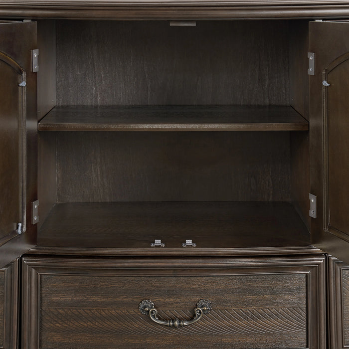 Brunswick Dresser and Mirror Set in Mahogany