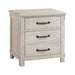 Elements International Scott Nightstand in White image