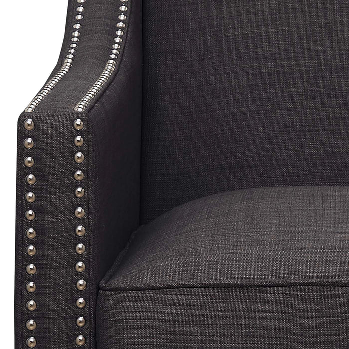 Erica 497 Chair W/Chrome Nails Heirloom Charcoal (ISTA 3)
