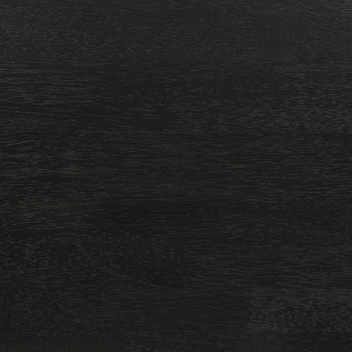 Allan Bedroom Set with 2 Nightstands in Black