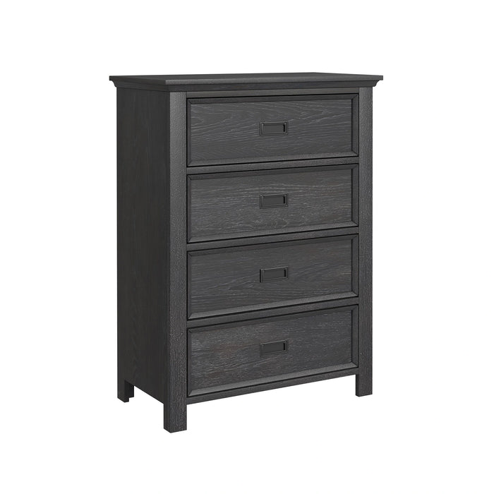 Hampton Kids Over Bunk with Staircase and Trundle Bedroom Set