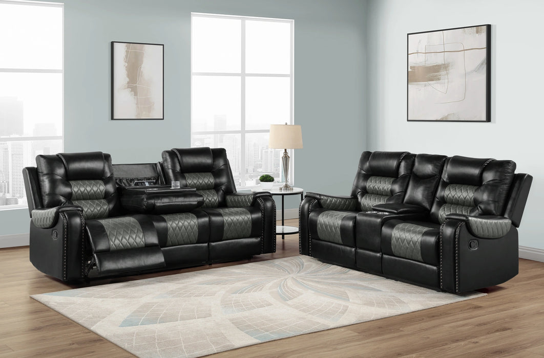 Hart Reclining Sofa W/Drop Down Tbl