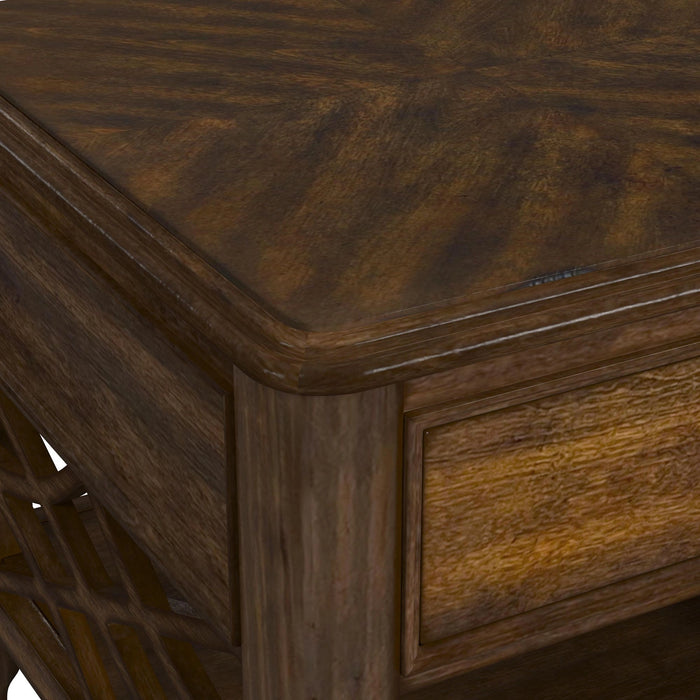 Phillipe End Table in Cherry