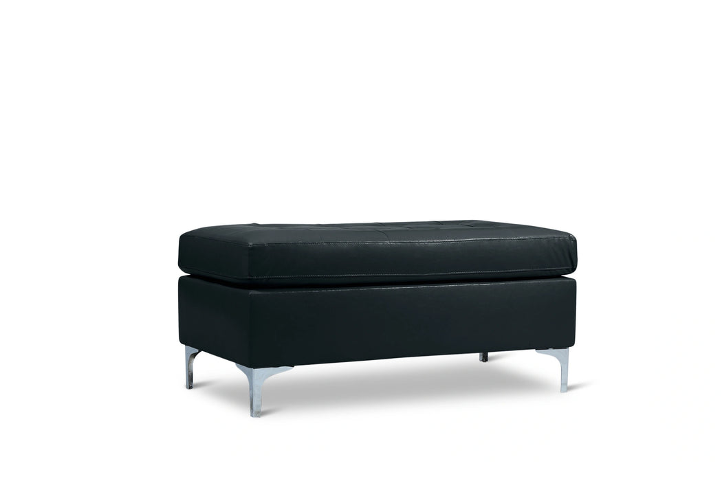 Barrington Ottoman W/Black Pu
