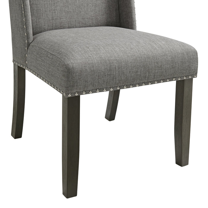 Everdeen Dining Set in Charcoal-Table & Four Chairs