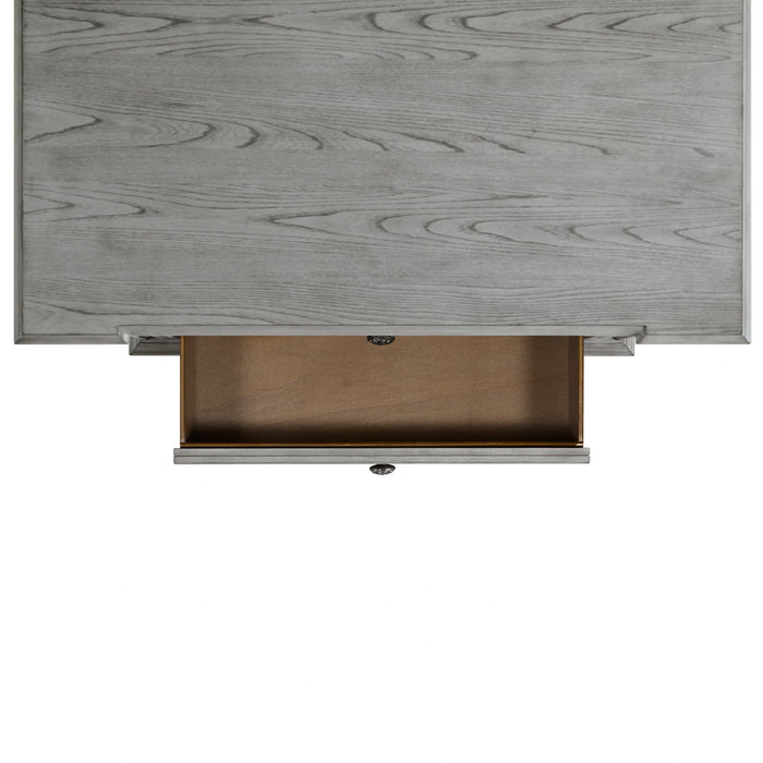 Glenmore 15-Drawer Mansion Chest in Aged Grey
