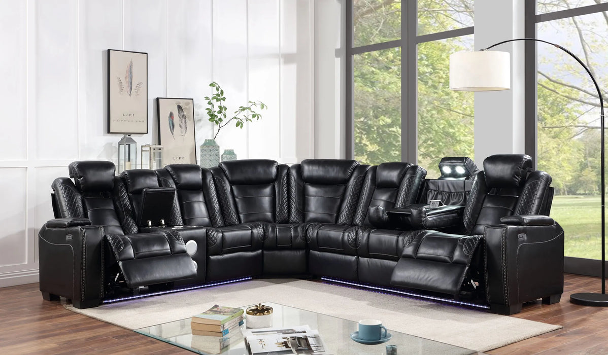 Party Time - Power Reclining 3 PC SECTIONAL