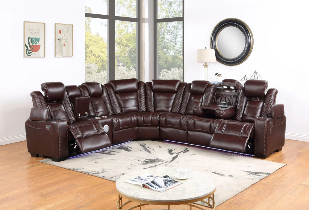 Party Time - Power Reclining 3 PC SECTIONAL