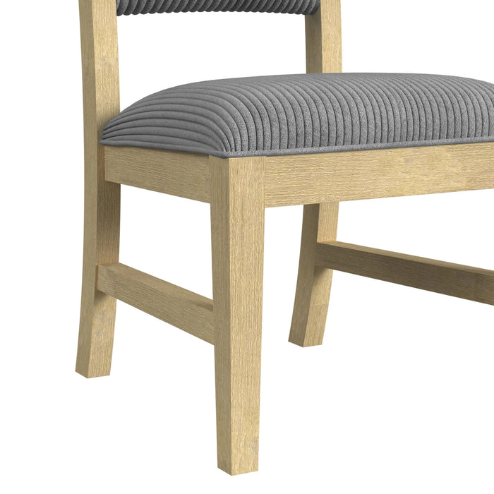 Ridgemont Standard Height Dining Set in Natural-Table and Four Chairs