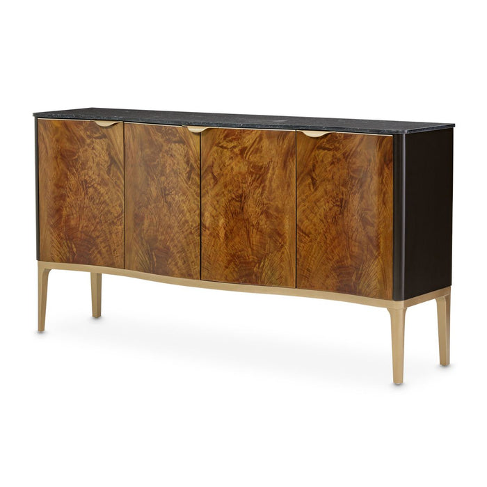 AICO Malibu Crest Sideboard in Crotch Mahogany image