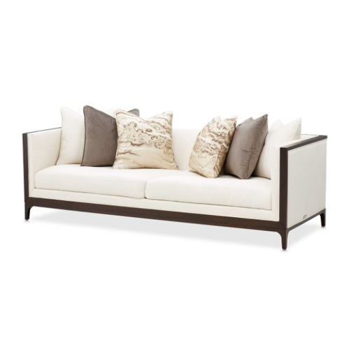 AICO Furniture Belmont Place Sofa in Espresso