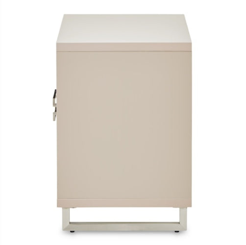 AICO Furniture Palm Gate Nightstand in Clay