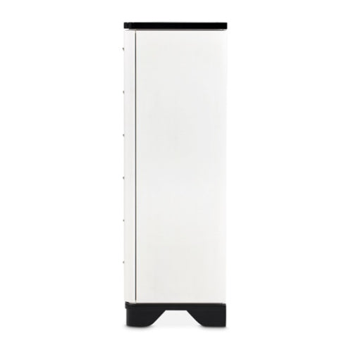 AICO Furniture Tuxedo 6 Drawer Chest in Piano Keyboard