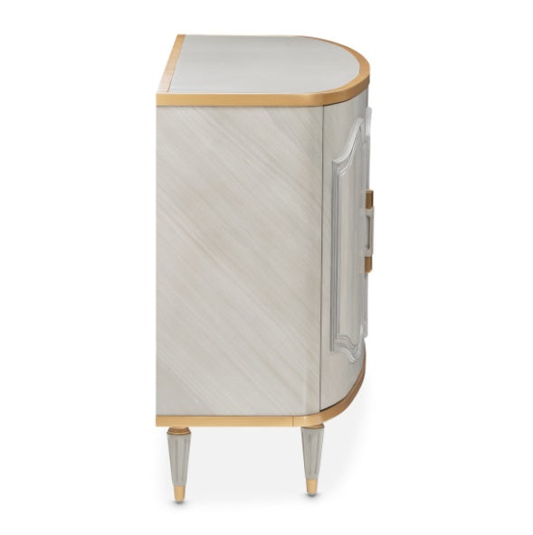 AICO Furniture St. Charles Sideboard in Dove Gray