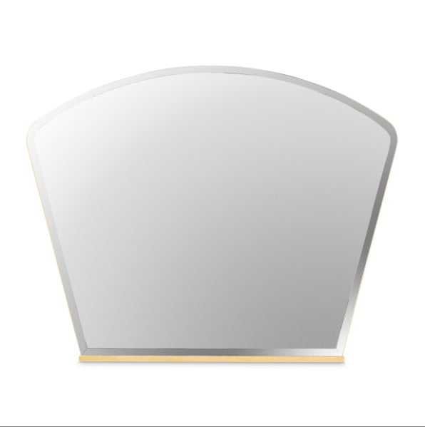 AICO Furniture St.Charles Dresser Mirror in Dove Gray