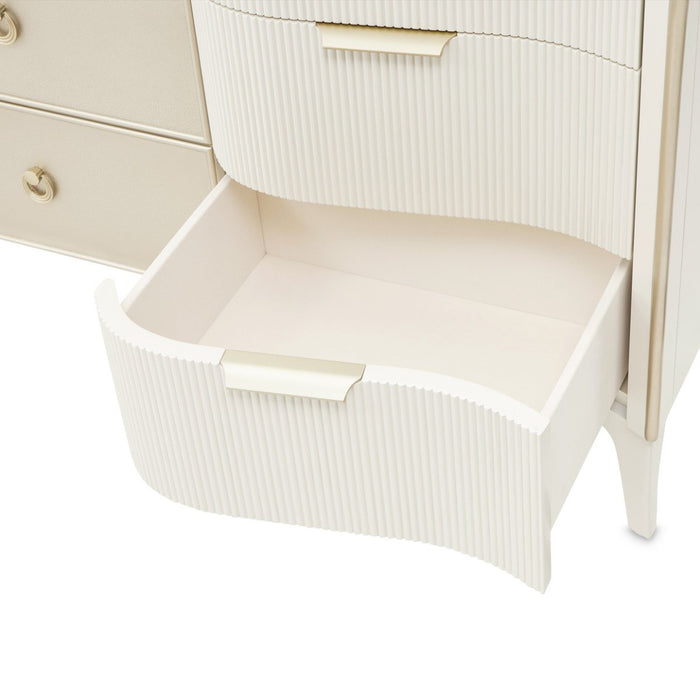 AICO Furniture La Marisia Dresser in Creamy Pearl