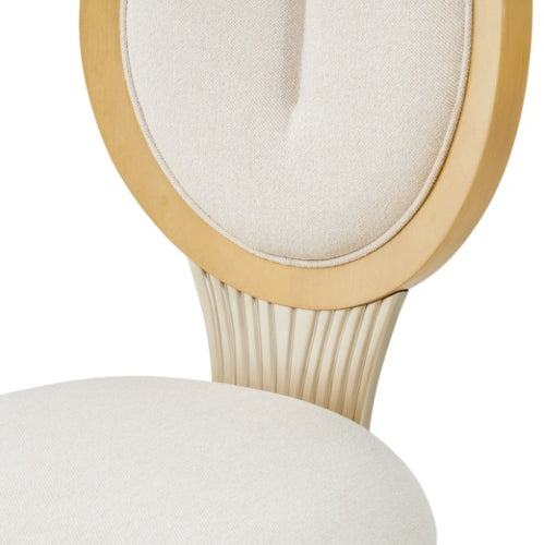 AICO Furniture Camellia Field Side Chair (Set of 2) in Caramel