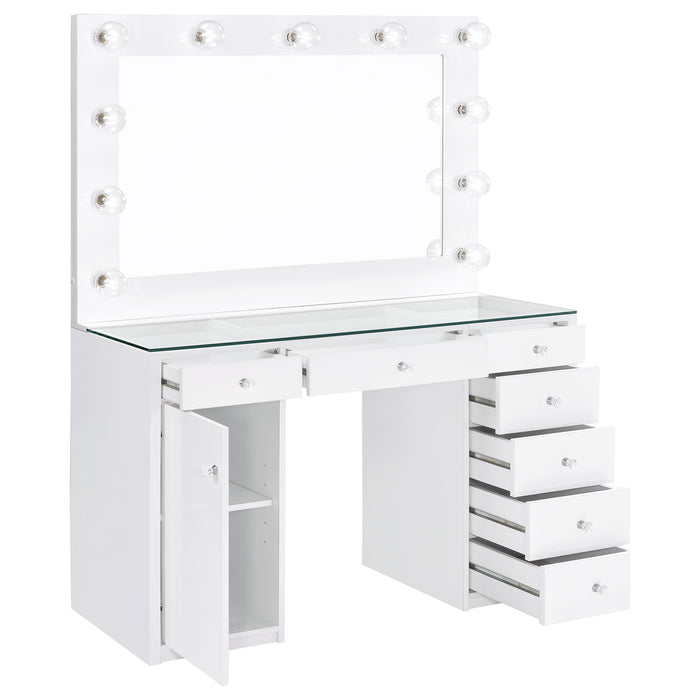 Acena Makeup Vanity Table with LED Mirror