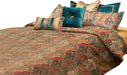 AICO Seville 9-pc Queen Comforter Set in Honey image