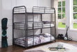 Cairo Gunmetal Bunk Bed (Triple Twin) image