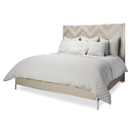 Silverlake Village Queen Panel Bed in Washed Oak KI-SLVG000QN-129 image