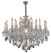 Lighting Chambord 19 Light Chandelier in Clear and Chrome image