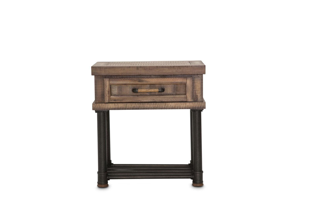 Crossings Side Table w/ Drawer in Reclaimed Barn