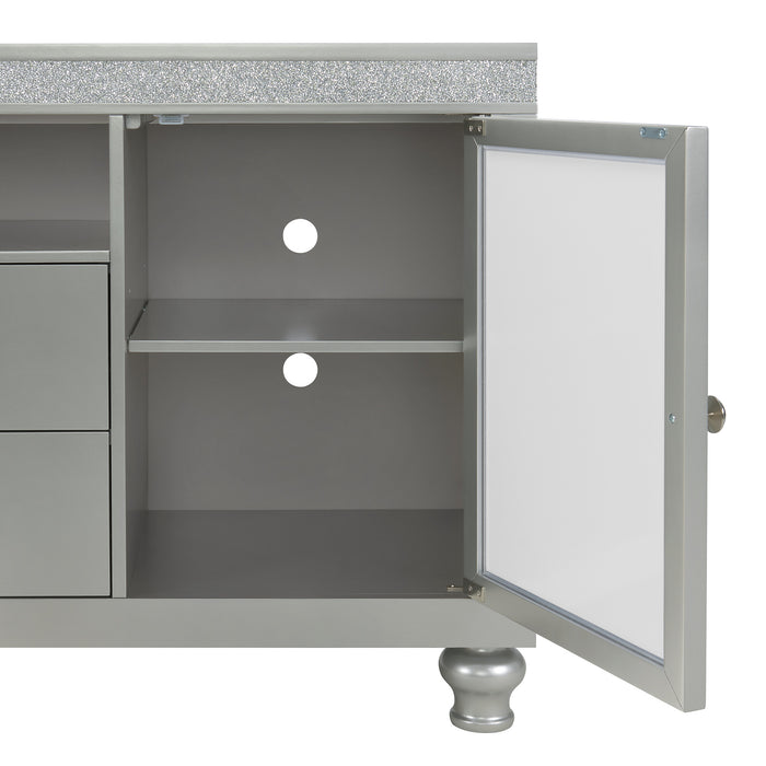 Avril 70" TV Stand in Silver